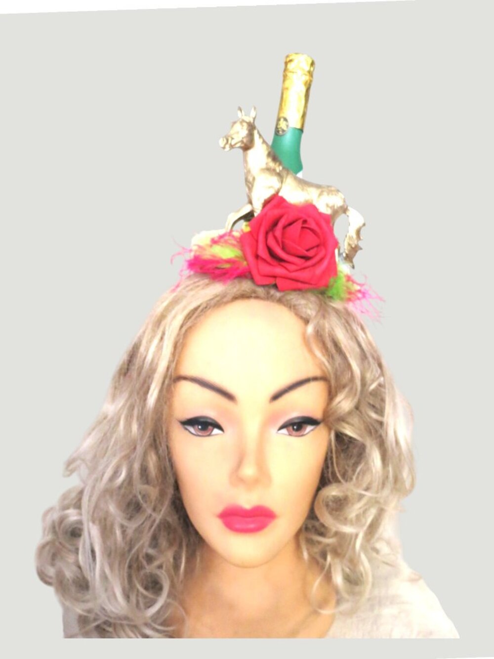 Kentucky Derby Hat Headband, Horse, Booze, Money, Betting - Picture 5 of 7